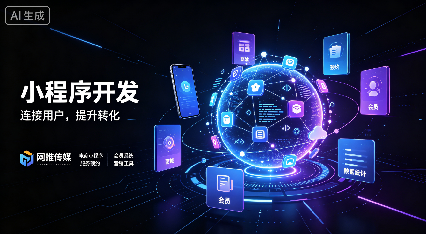 小程序开发界面示意图